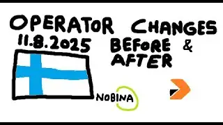Operator changes 11.8.2025 before and after