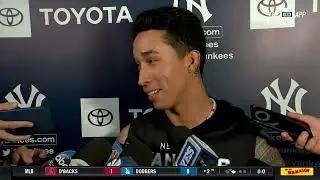 Oswaldo Cabrera after hitting his first career grand slam