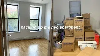 MOVING VLOG: packing up my old NYC apartment!