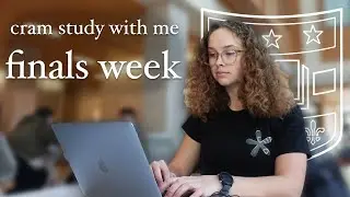 College FINALS Week @ WashU | cram study with me vlog