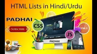 Simple Ordered and Unordered list in HTM|| How to create list in HTML||HTML me list bnana sikhe