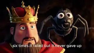 The king and the spider story | moral stories for kids in English | House of animations