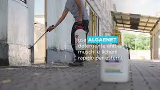 ALGAENET + HYDROREP ECO di FILA contro alghe muschi e annerimenti