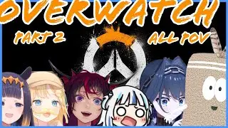 Hey Gura The Leather Club is 2 blocks down, Bring a T-Owl!【HoloEN | Overwatch | 4k】