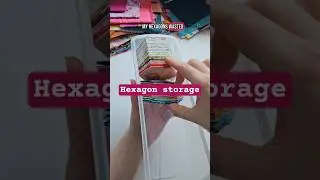 I got alot of questions yesterday on my hexie box so here are the details! #epp #englishpaperpiecing