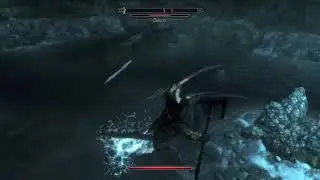Skyrim Killing a chaurus