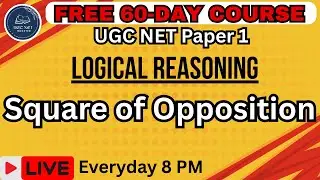 Square of Opposition | Logical Reasoning | UGC NET PAPER 1 #logicalreasoning #ugcnetbooster