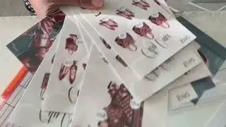 Entrepreneur life: packing orders for my Etsy store.