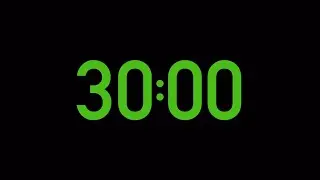 30 minutes countdown, Timer & alarm clock.