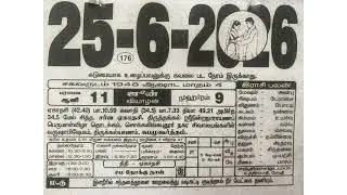 Daily Nalla Neram 25 June 2026