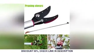 2025 New Practical Long Reach Tree Pruner with Ergonomic Grip Rust-Resistant Pruner Suitable for Gar