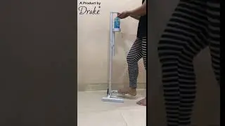 Drake Foot Operated Sanitizer Dispenser Stand