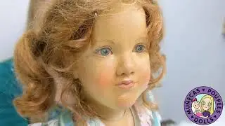German Wooden Doll By Artist Regina Sandreuter