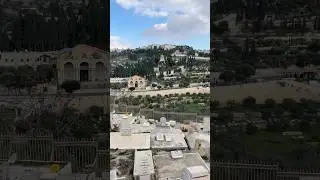 The Mount of Olives and The Golden Gate.Jerusalem,Israel 2025