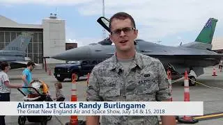 hearing protection at the Great New England Air and Space Show