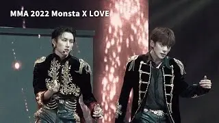 [4K] MMA 2022 몬스타엑스 LOVE (221126 MMA Monsta X)