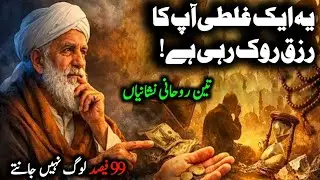 Yeh Ghalti Tumhein Rizq Se Door Kar Rahi Hai | Islamic Reminder”