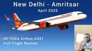 Delhi to Amritsar Air India Flight Review | Terminal 3 Experience 🇮🇳