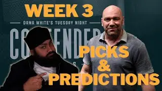 Contender Series 2022 Week 3 Picks and Predictions