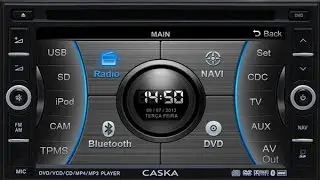 Configurações da Central Multimídia caska IWIN CA1624-BR (factory settings)