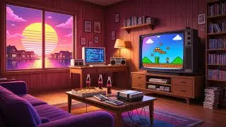 Retro Room 1986 | 🌌 Chill Lofi Synthwave Music | 80s Nostalgia Radio to Work, Relax & Game 🎮