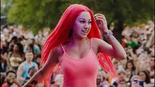 Footage of Bhad Bhabie performing at JMBLYA