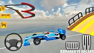 Formula Ramp Car Stunts: Impossible Blue Formula Levels 30 to 34 - Android Gameplay Walkthrough