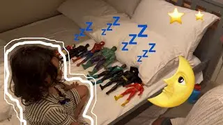 Superhero Bedtime Routine | Brushing Teeth & Tucking In Superheroes | Calm Kids Sleep Video