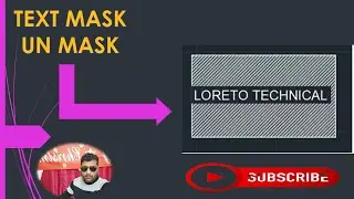 How to Text Mask and UnMask  Text