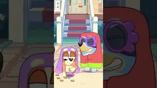 Introducing... Muffin the Super Granny! 💨 | Bluey  #ytshorts