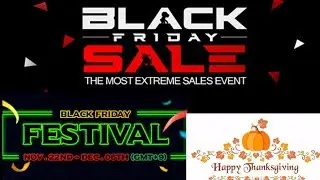 DMO Log-In Screen Update, Event Black Friday,ThanksGiving Day and more!