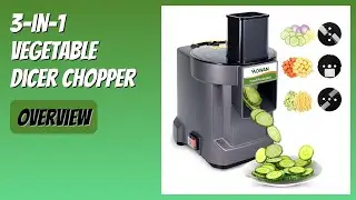 REVIEW (2025): 3-in-1 Vegetable Dicer Chopper. Features