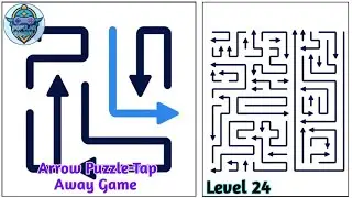 Arrow Puzzle: Tap Away Game Level 24 Gameplay Solution