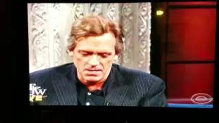 Hugh Laurie's opinion on Colbert on the Final Debate night