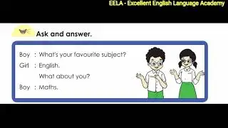 Grade-3 (Unit-2, Lesson-3, My favourite subjects) @eela-excellentenglish