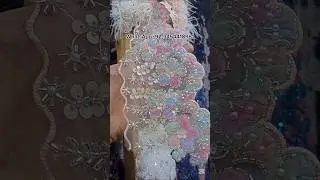 Beautiful dress laces | cutdana lace | fancy lace new design 😲 Azan x laces ✓
