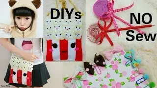 3 No Sew Fun DIYs: DIY Popcorn Purse + DIY lollipop Pens + DIY Bow Paperclips+Review