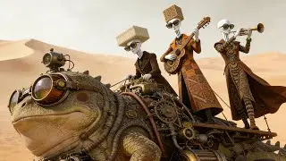 INFINITE ECHOES | CYBER-PUNK ANTHEM |Desert Odyssey to a Punk Cloud City！  #01 #AIMusic #MusicVideo