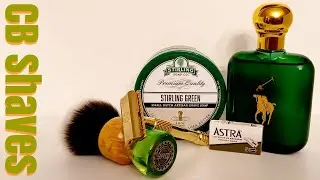Yates Precision Manufacturing 921 Razor/Charcoal Goods Handle/Stirling Green/Yaqi Goblin Brush....