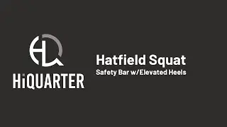 Hatfield Squat Safety Bar w/Elevated Heels