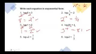 2B.3 Exponential and Log Forms of Equations