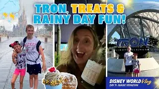 Rainy Magic Kingdom, TRON Walk-On & Disney Snacks