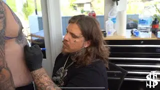 TATTOOING MY FILMER AND PRO SKATER SHREDS MY POOL!!