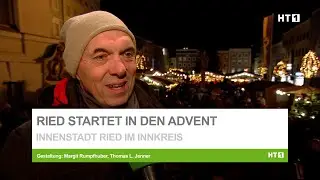 Ried erstrahlt: Christbaum aus Utzenaich bringt Adventzauber in die Innenstadt