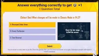 WHAT CHANGES WILL BE MADE TO CLASSIC MODE IN V4.3 ✅ HINT 2 ANSWER 4.3 QUIZ EVENT