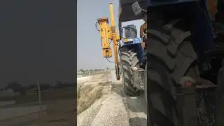 Crash Barrier installation Machine #manufacturer #8400006576 #shorts #viral #trending #youtubeshorts