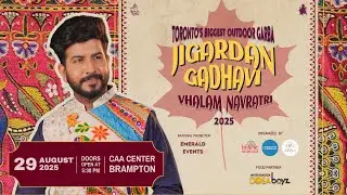 Vhalam Navratri 2025 Toronto | Jigrra Garba Highlights | Bharat Abroad Events Corp