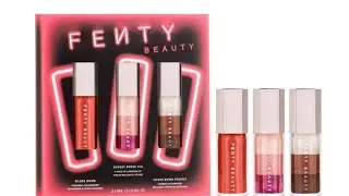 Honest Review: FENTY BEAUTY HOLIDAY EDITION LIP TRIO (SUGAR PLUMZ) #fentybeauty #fentyglossbomb 