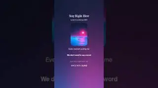 &ldquo;Stay Right Here&rdquo; Original AI Music by SynthSoul，Music 2025