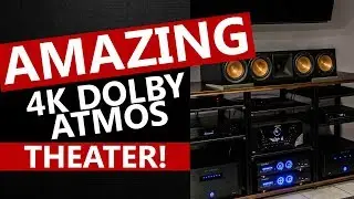 4K Dolby Atmos Auro-3D Klipsch and SVS Home Theater Room Tour